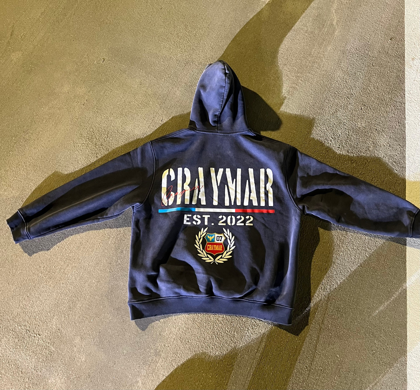 CRAYMAR ACID WASH HOODIE